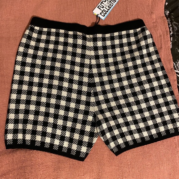 FUTURE
COLLECTIVE HOUNDSTOOTH KNIT SHORTS BY GABRIELLA
KAREFA-JOHNSON Sz XL NWT - Picture 2 of 7